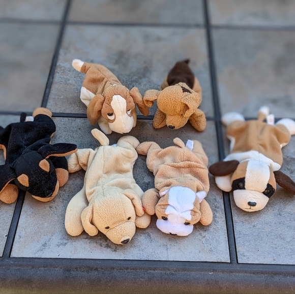 Ty Other - Vintage 90s TY beanie baby dogs and puppies bundle